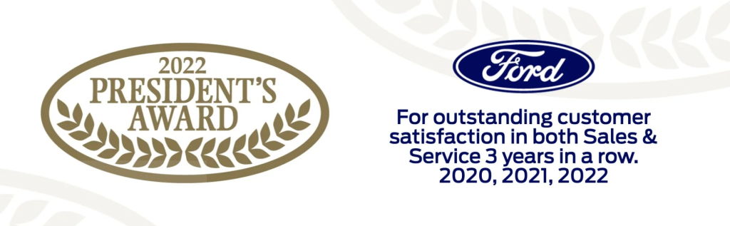 Coughlin Ford of Pataskala receives the 2022 President's Award.