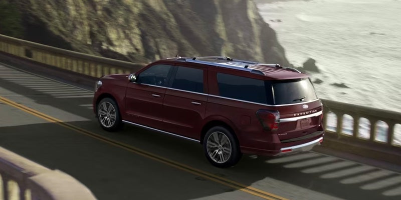 A maroon 2024 Ford Expedition MAX.
