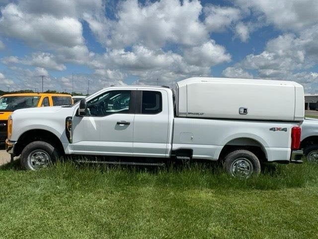 A white 2024 Ford F-250SD available at Coughlin Ford of Pataskala.