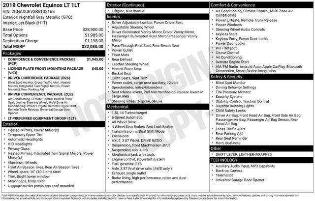 2019 Chevrolet Equinox LT
