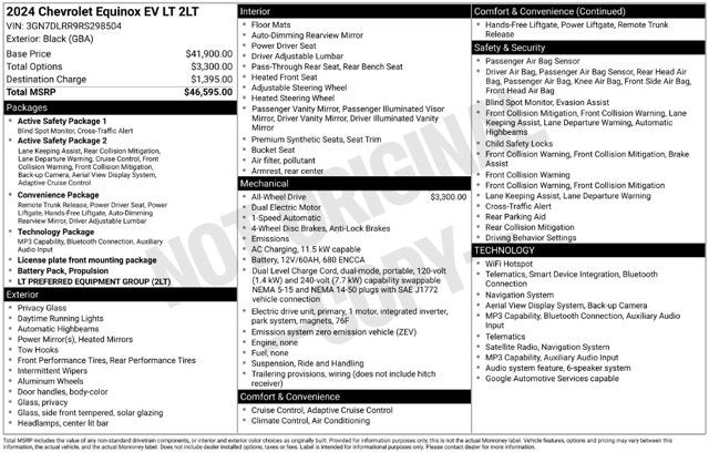 2024 Chevrolet Equinox EV LT