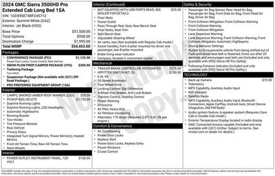 2024 GMC Sierra 3500HD Pro