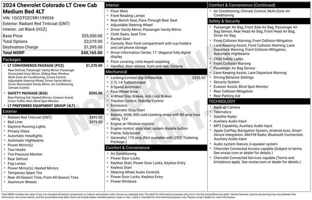 2024 Chevrolet Colorado 4WD LT