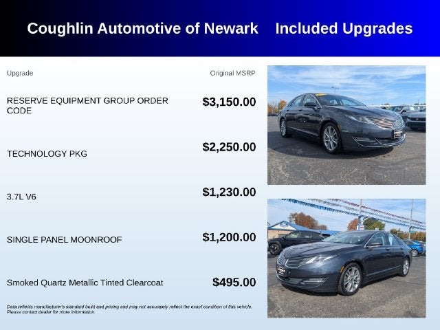 2013 Lincoln MKZ 4dr Sdn FWD