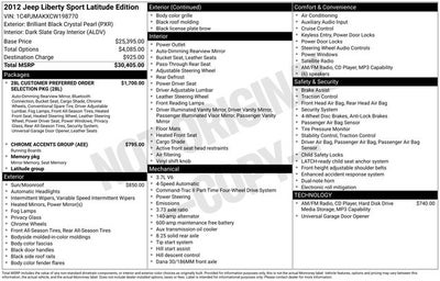 2012 Jeep Liberty Sport