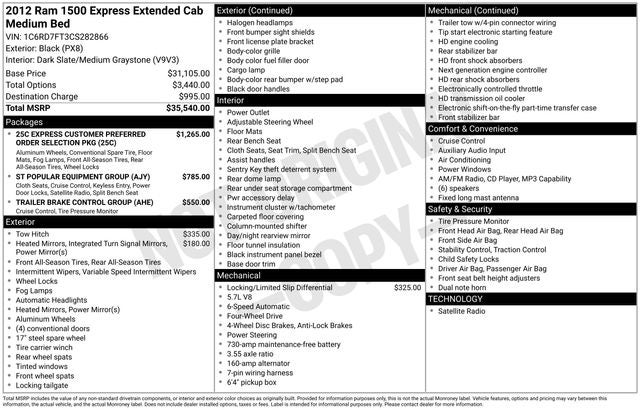 2012 RAM 1500 Express 4x4 Quad Cab's photo