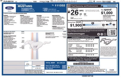 2026 Ford Mustang EcoBoost® Fastback