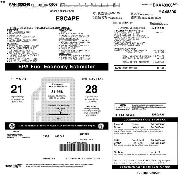 2011 Ford Escape XLT