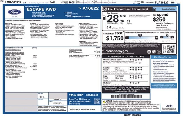 2026 Ford Escape Active