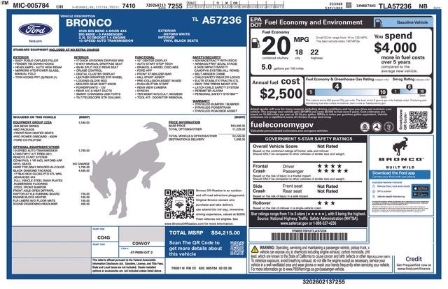 2026 Ford Bronco Big Bend