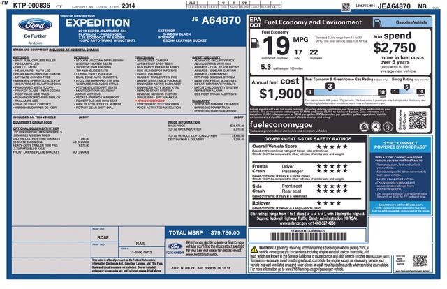 2018 Ford Expedition Platinum 4x4's photo