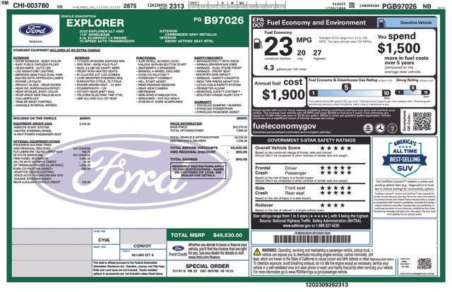2023 Ford Explorer XLT
