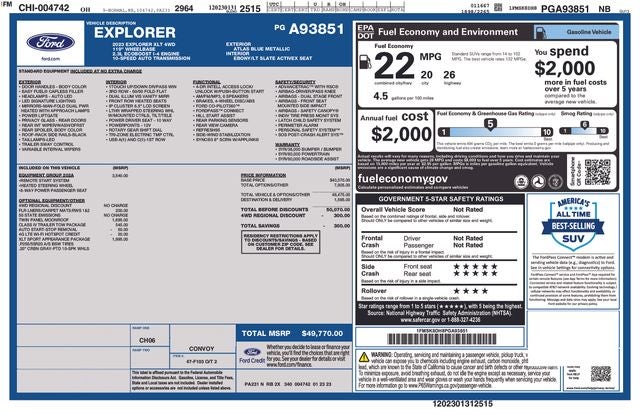 2023 Ford Explorer XLT