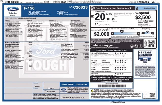 2020 Ford F-150 XLT