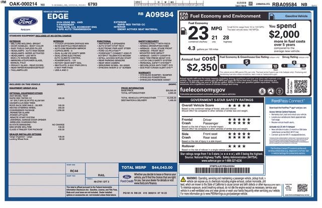 2024 Ford Edge SEL