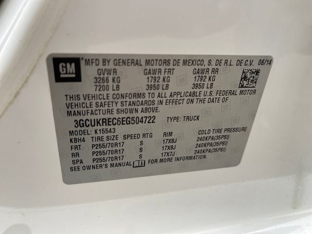 2014 Chevrolet Silverado 1500 LT LT1