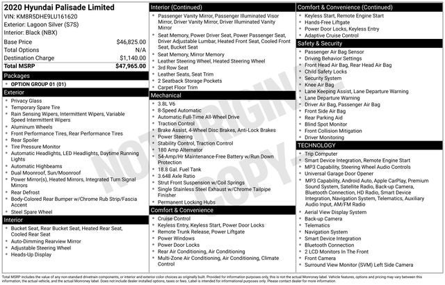 2020 Hyundai Palisade Limited