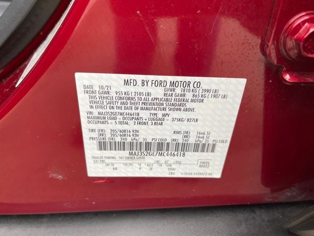 2021 Ford EcoSport SE