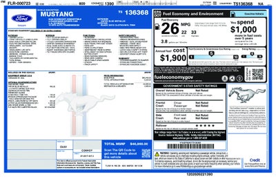 2026 Ford Mustang EcoBoost