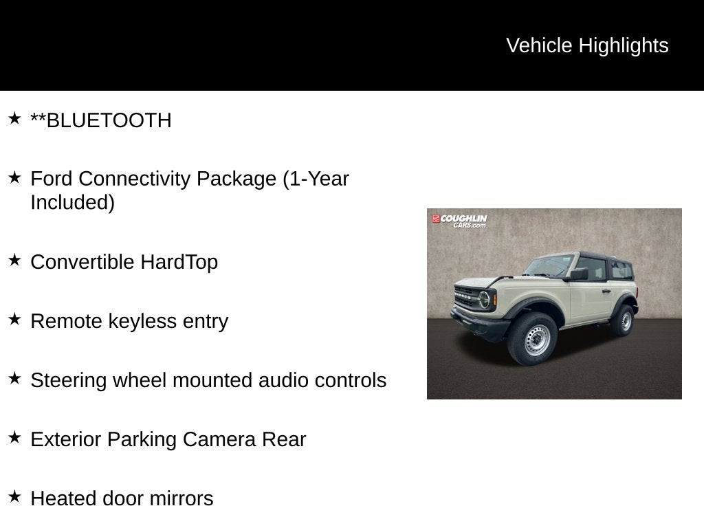 2026 Ford Bronco Base