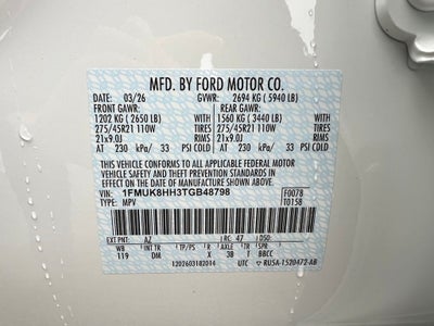 2026 Ford Explorer Platinum