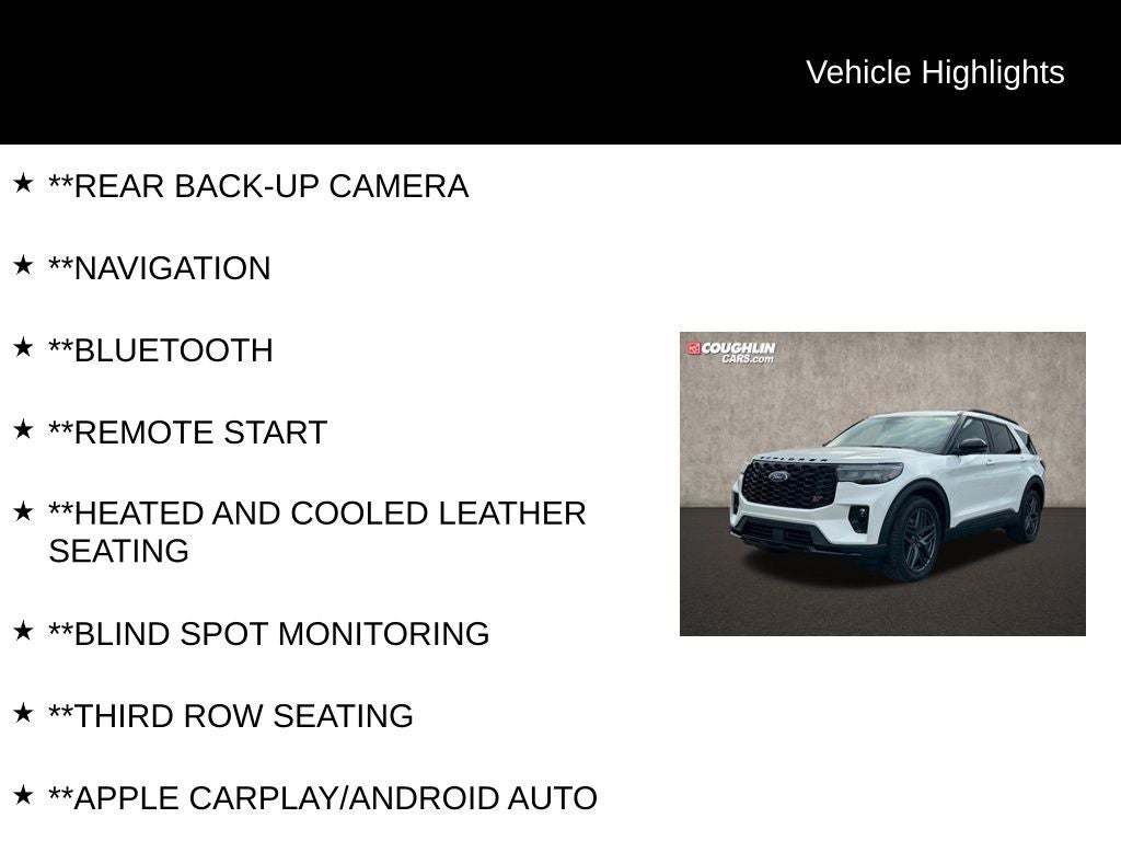 2026 Ford Explorer ST 4WD