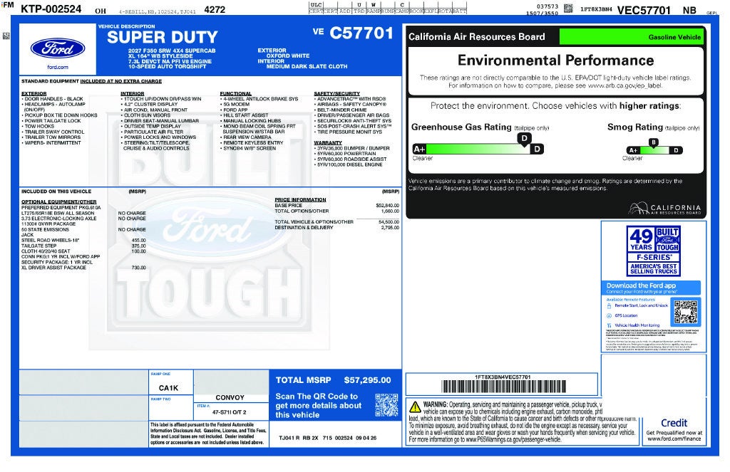 2027 Ford F-350SD XL