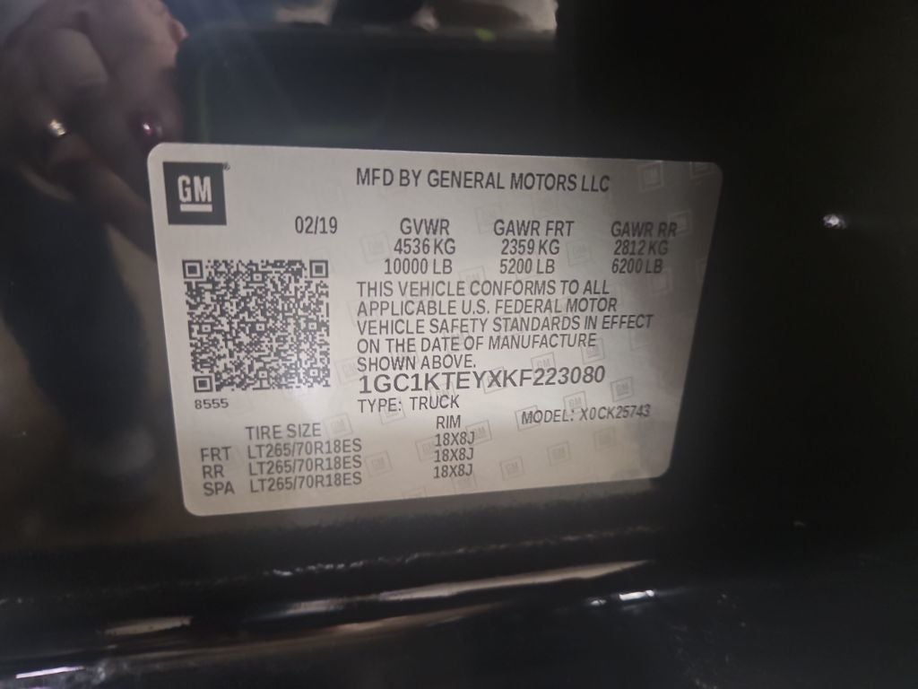 2019 Chevrolet Silverado 2500HD LTZ