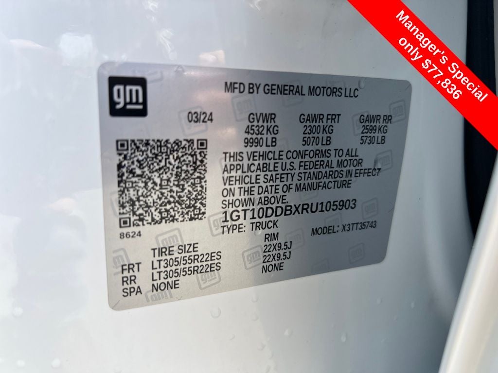 2024 GMC Hummer EV Pickup 3X