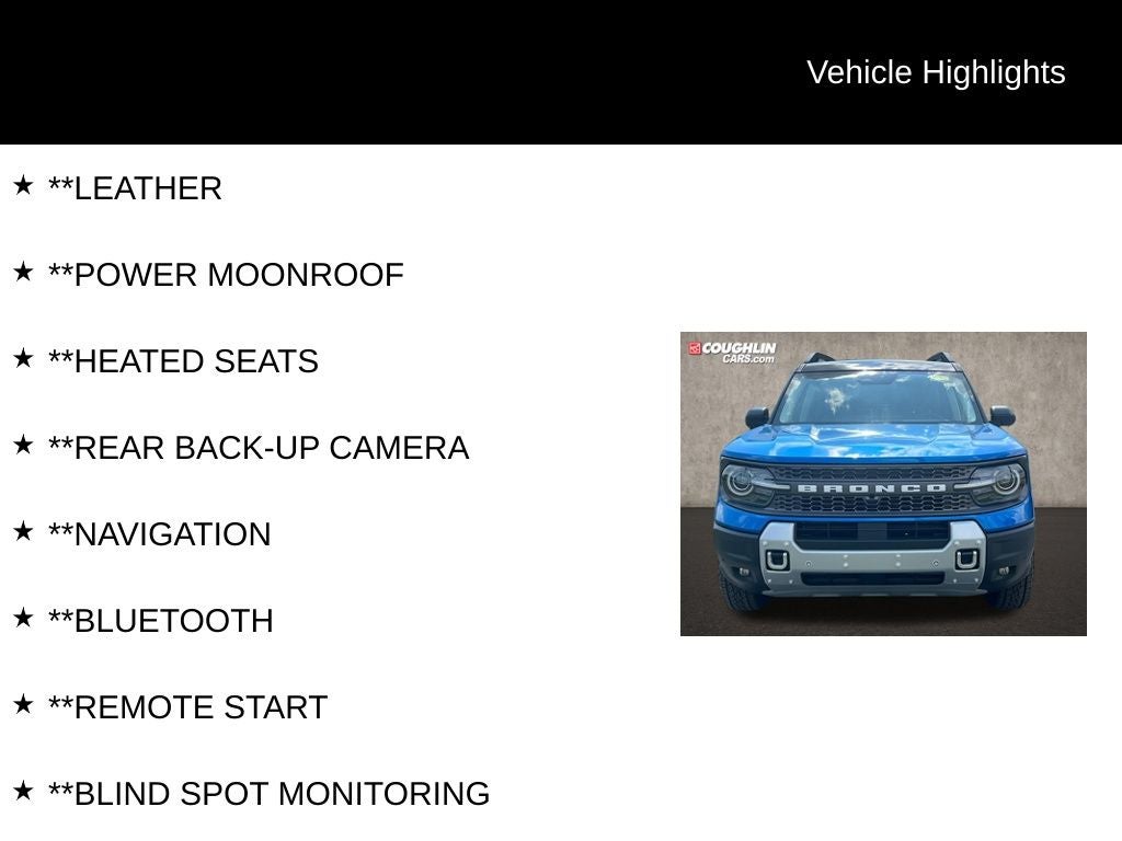 2025 Ford Bronco Sport Badlands 4WD