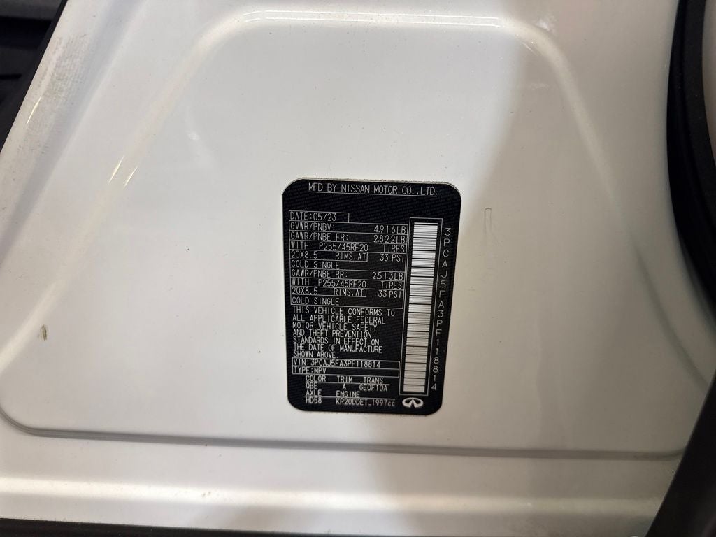 2023 INFINITI QX50 SPORT