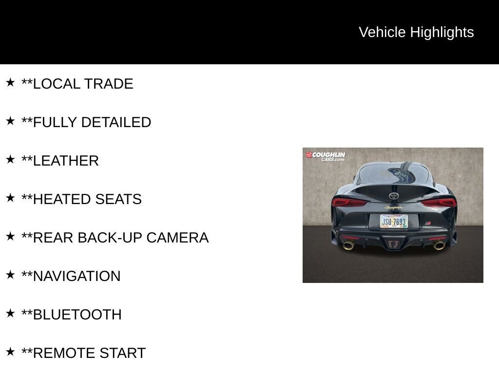 2021 Toyota Supra A91 Edition