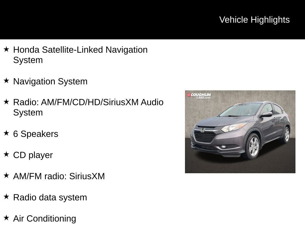 2017 Honda HR-V EX-L Navi