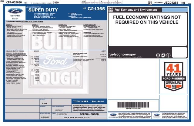 2018 Ford F-450SD XL DRW