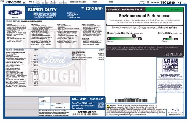 2026 Ford F-450SD King Ranch DRW