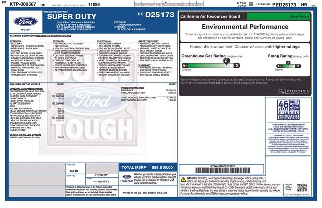2023 Ford F-450SD Lariat DRW