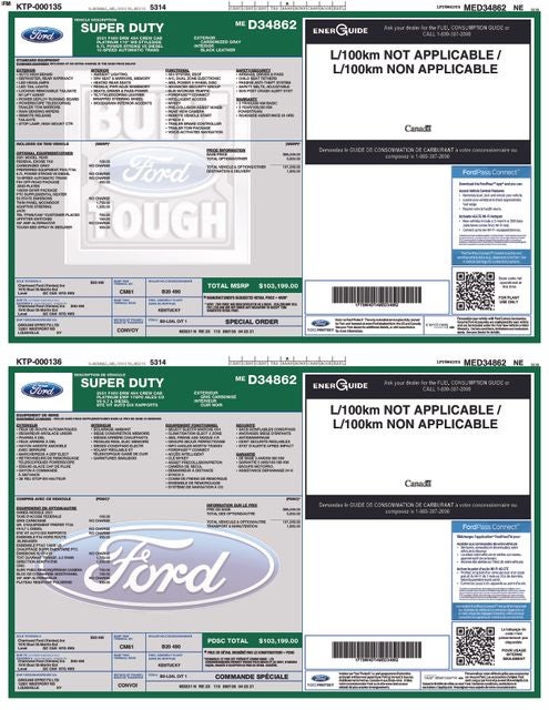 2021 Ford F-450SD Platinum DRW