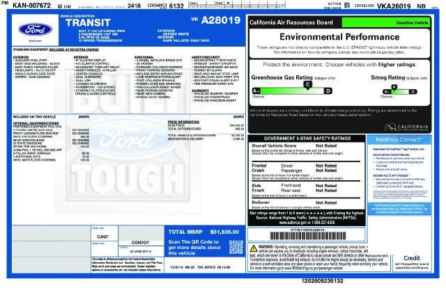 2027 Ford Transit-150 Base