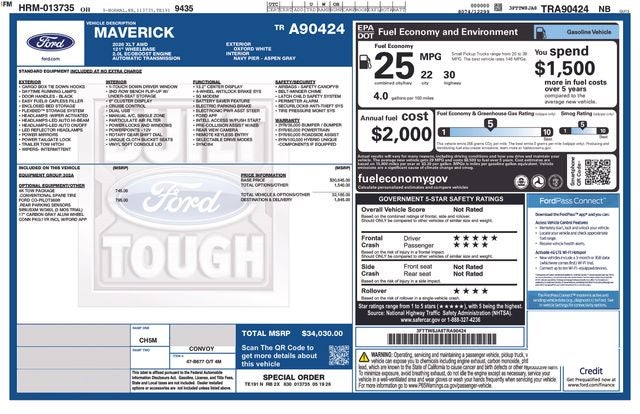 2026 Ford Maverick XLT