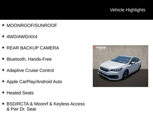 Used 2021 Subaru Impreza Premium with VIN 4S3GTAD68M3707250 for sale in Pataskala, OH