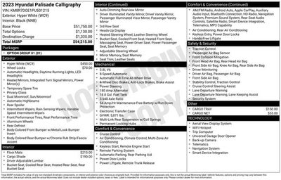 2023 Hyundai Palisade Calligraphy