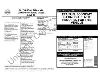 2017 Nissan Titan XD S