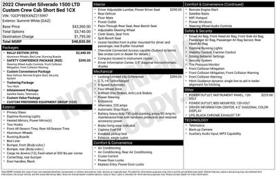2022 Chevrolet Silverado 1500 LTD Custom