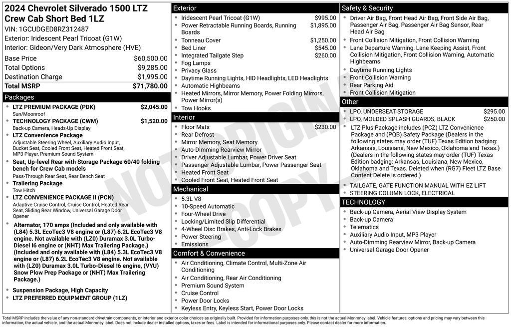 2024 Chevrolet Silverado 1500 LTZ