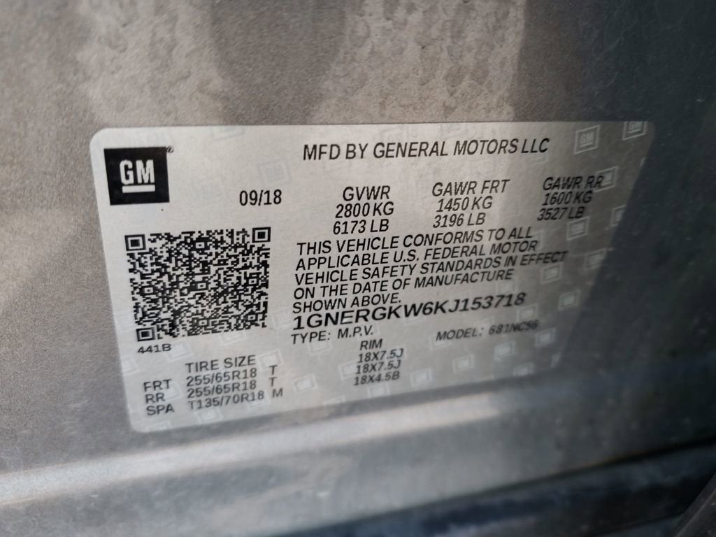 2019 Chevrolet Traverse LT Cloth