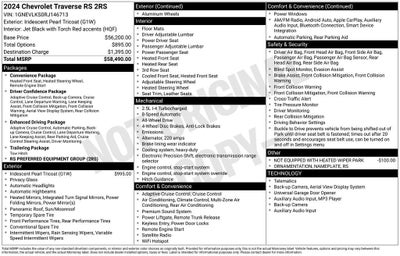 2024 Chevrolet Traverse RS