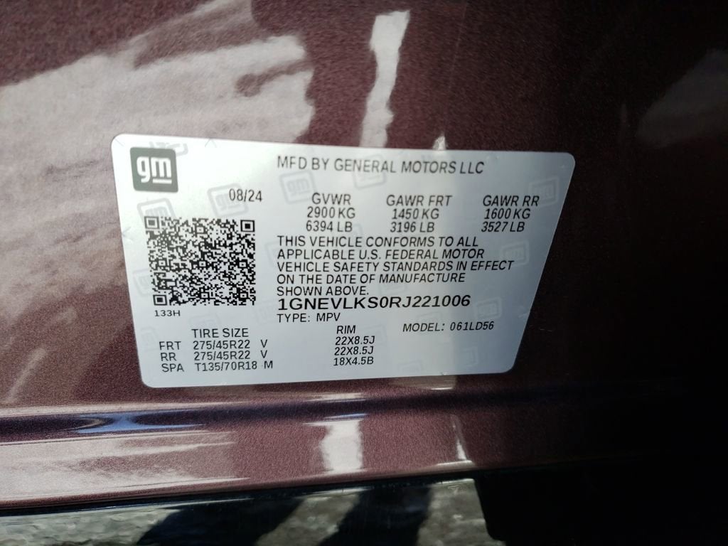 2024 Chevrolet Traverse RS