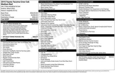 2015 Toyota Tacoma Base