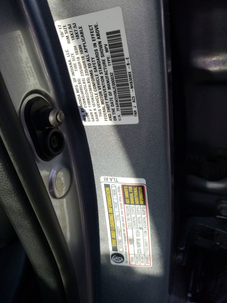 2018 Honda CR-V Touring