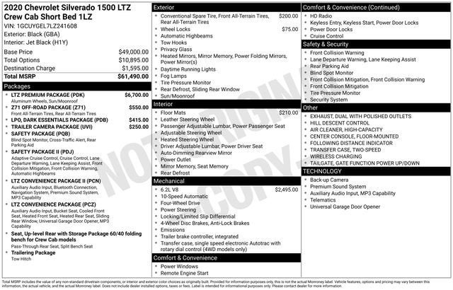 2020 Chevrolet Silverado 1500 LTZ